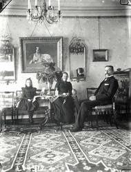 Fra kabinettet i Lundegata i Skien, kalt "Schiöttegården", t