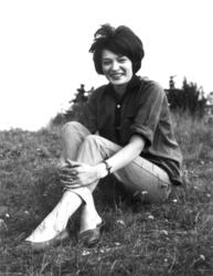 Portrett av Eva Brit Rimpi, datteren til Pava Rimpi, 1962.