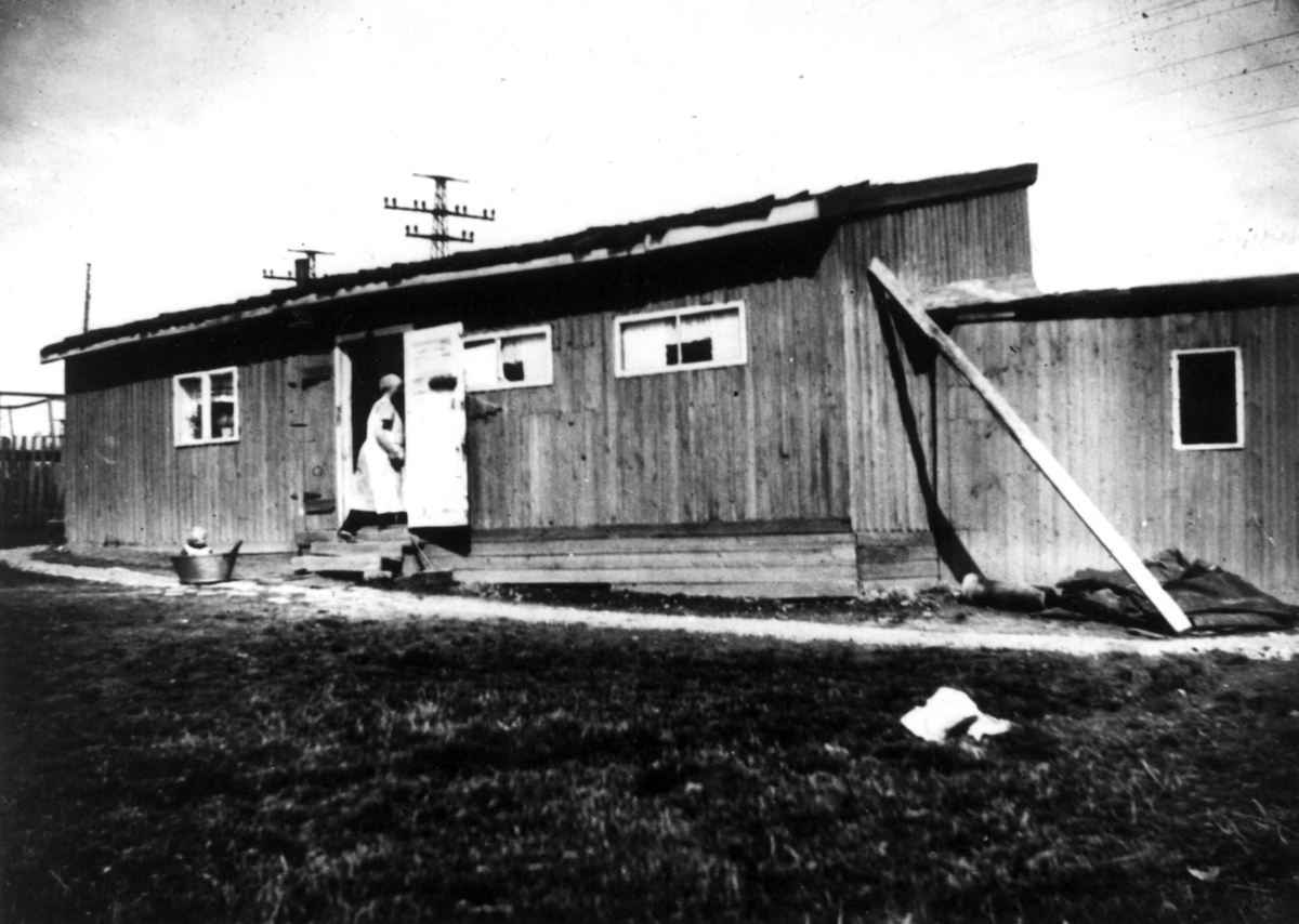 Bygning, muligens brukt som bolig, ant. Oslo.
Fra boliginspektør Nanna Brochs boligundersøkelser i Oslo 1920-årene.