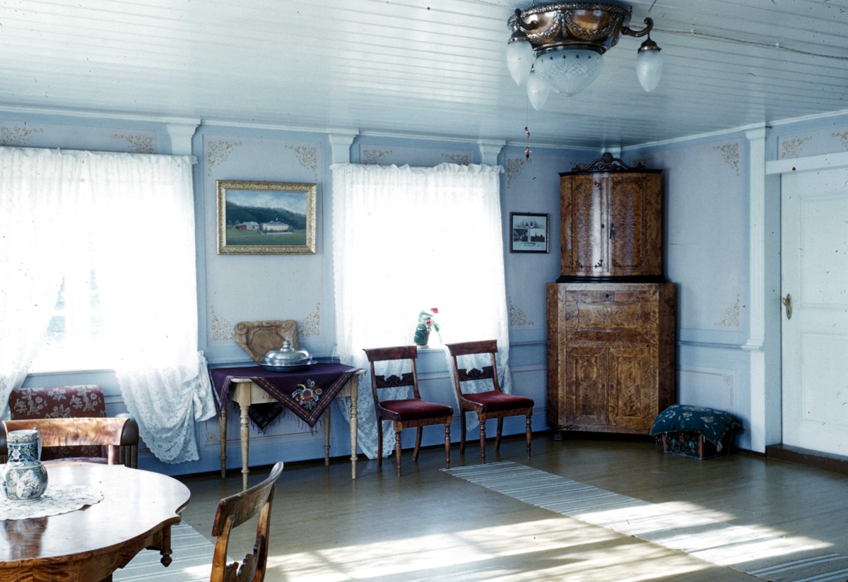 Spisestue interiør. fra grunnan gård på vikna i nord trøndelag ... Spisestue 1940