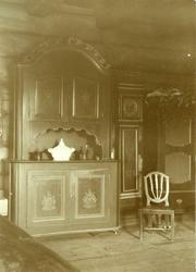 Interiør fra stuen, Graffer, Lom, Oppland.