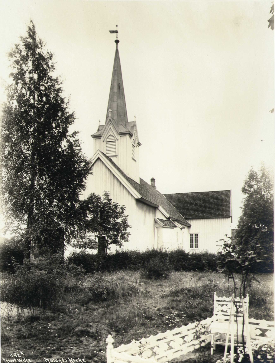 Vestre Moland kirke, Lillesand, Aust-Agder. 