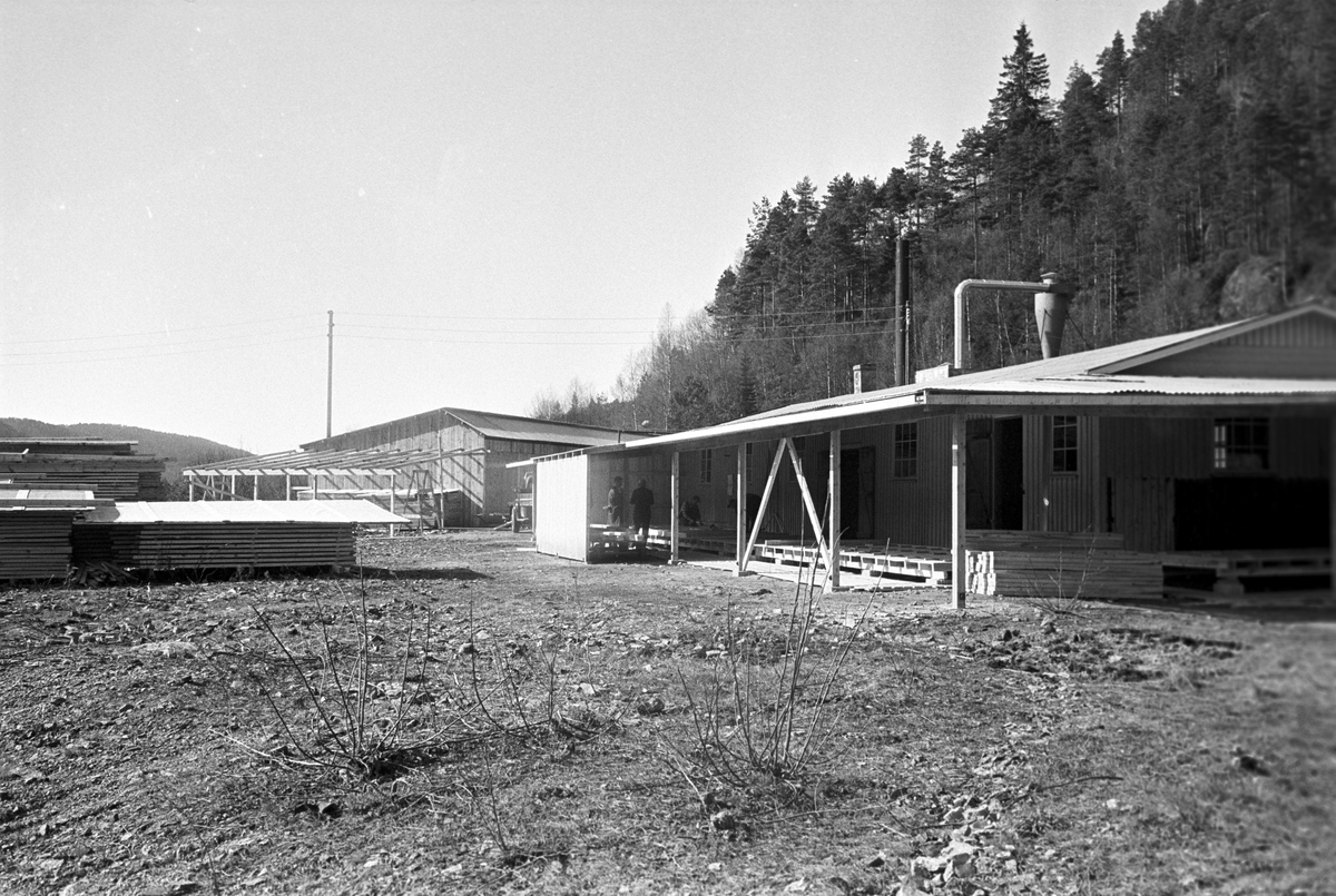Mandal, mai 1965, ferdighus, produksjon og bygging.