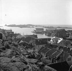 Skudeneshavn, Karmøy, Rogaland, 29.05.1954. Bebyggelse rundt