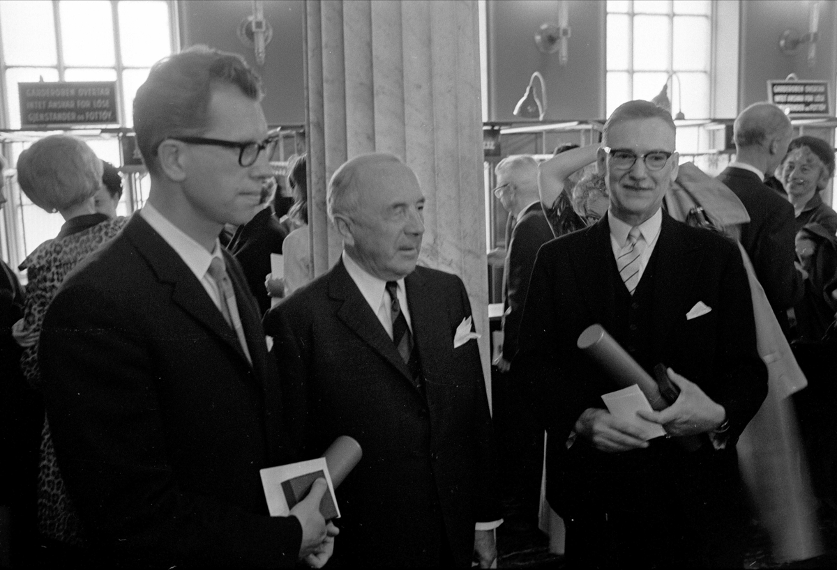 Utdeling av Anders Jahres pris, juni 1965. Anders Jahre i midten.