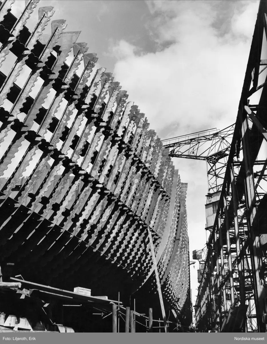 Byggnation av nytt fartyg från Kockums