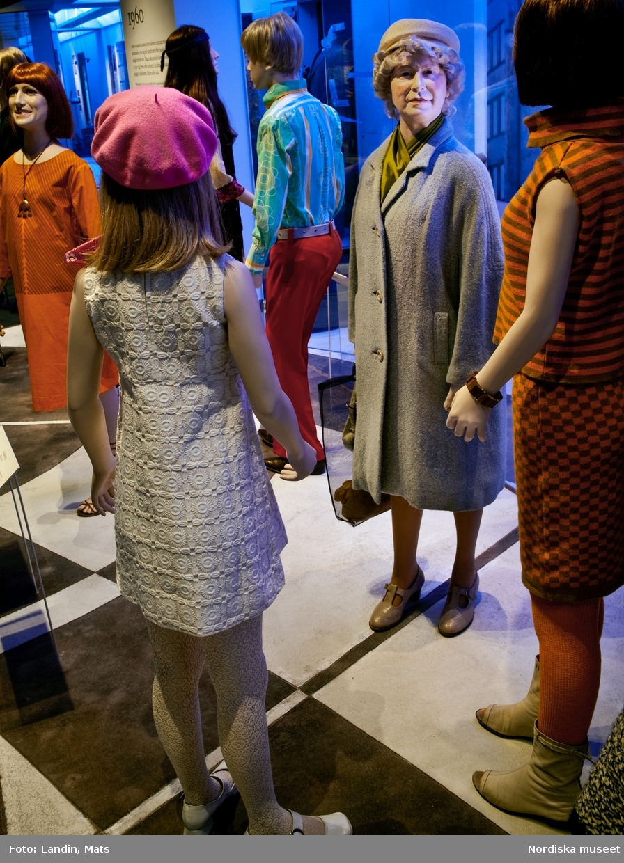 Nordiska museet utställning Dokumentation Modemakt byggd 300 år av kläder 2010