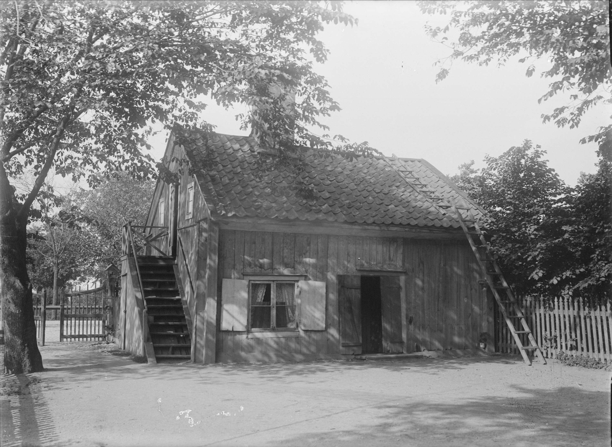 Gårdsinteriör, Svartbäcksgatan 35, kvarteret Edda, Svartbäcken, Uppsala