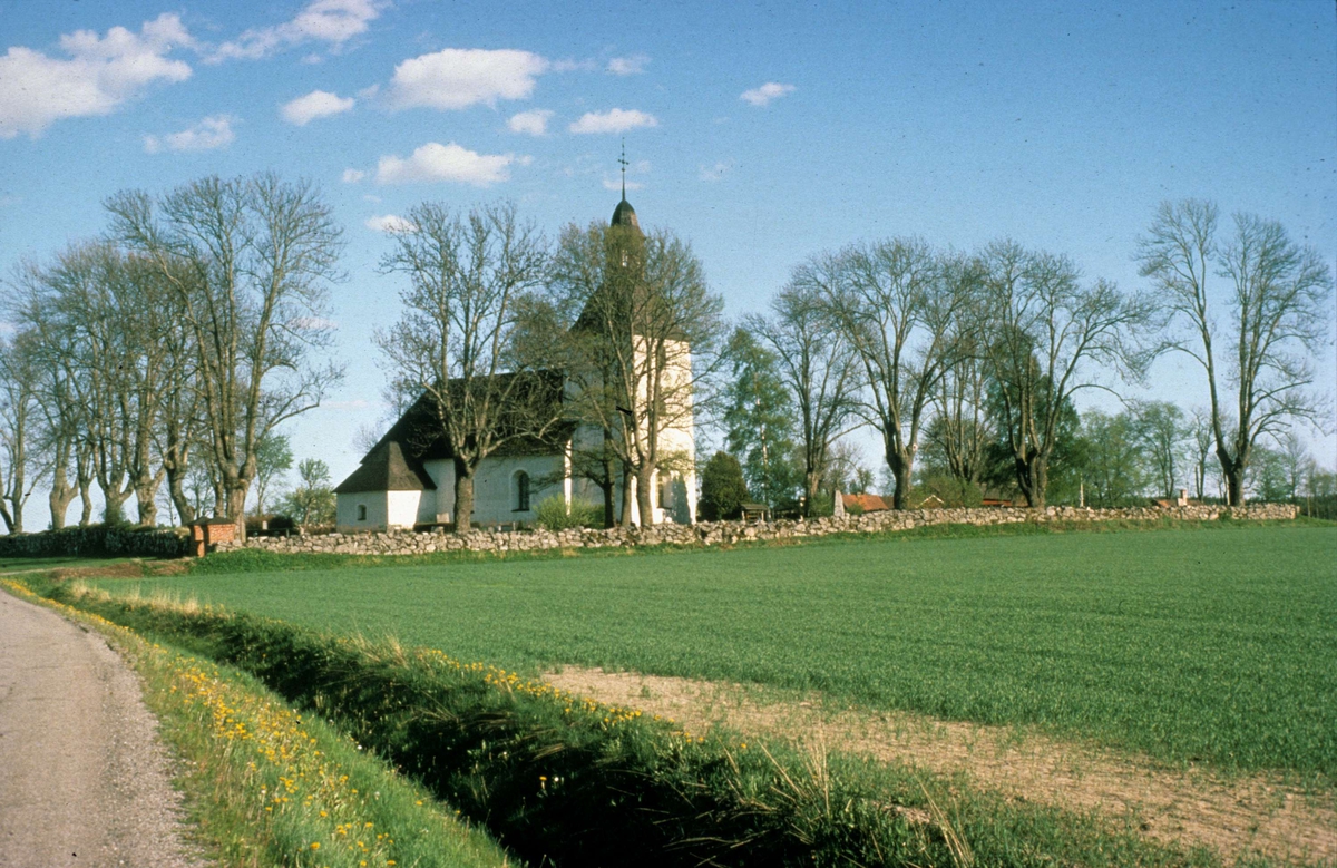 Biskopskulla kyrka, Biskopskulla socken, Uppland 1987