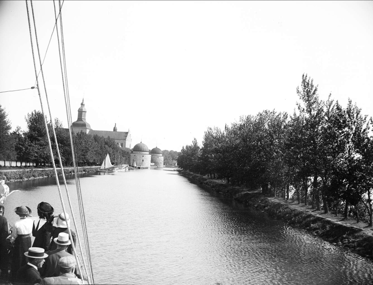 Göta kanal i Vadstena, Östergötland 1938