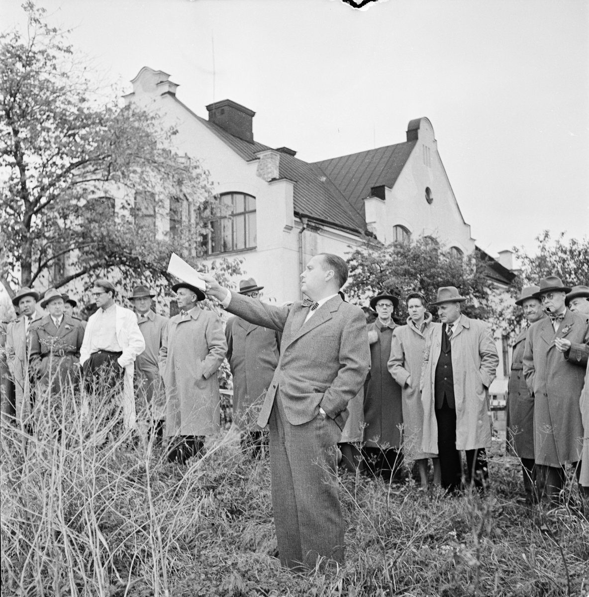 Landstinget - resa Fagerudd, Uppland 1953