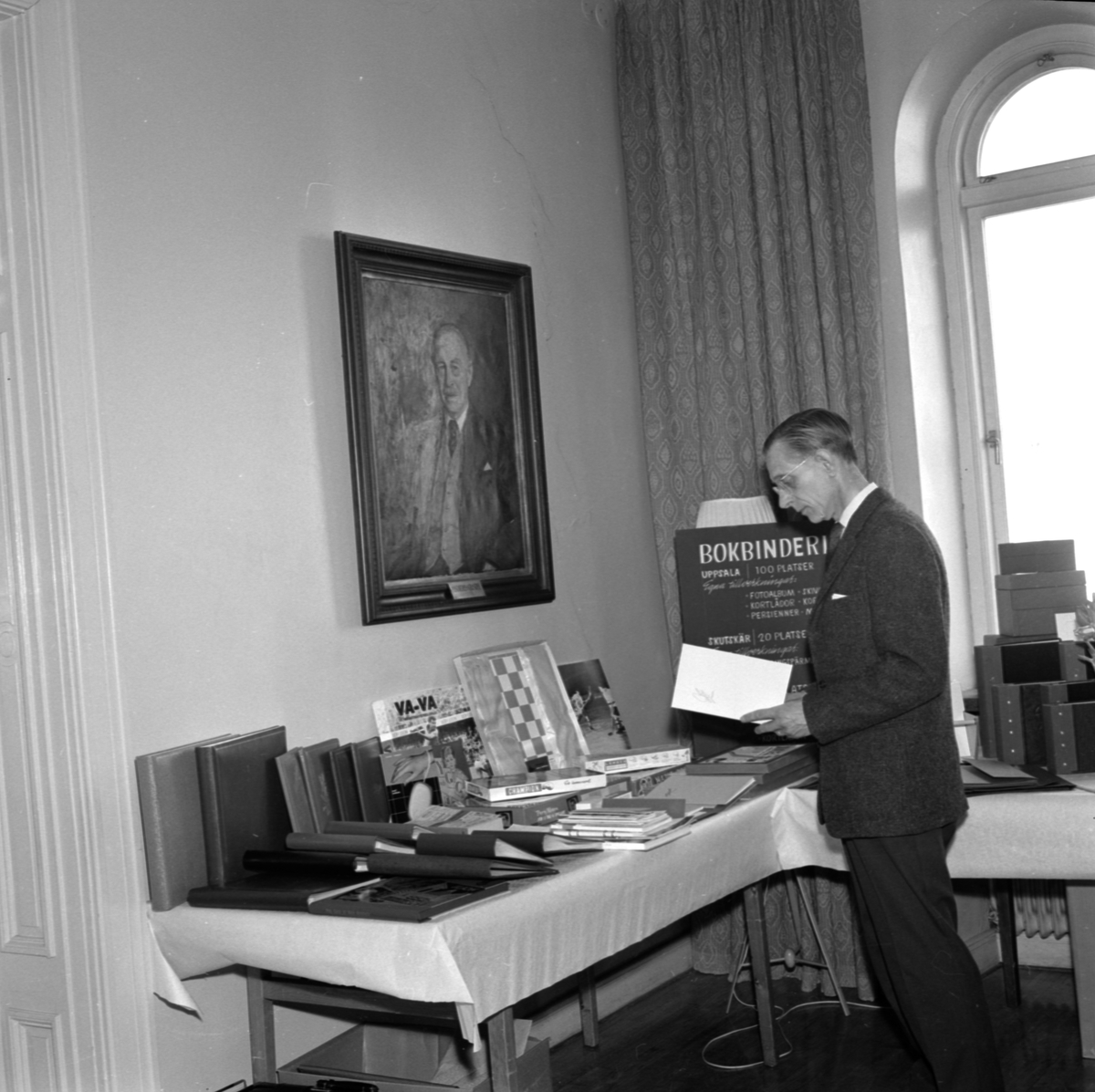 Landstingets verkstäder har utställning, Uppsala april 1961