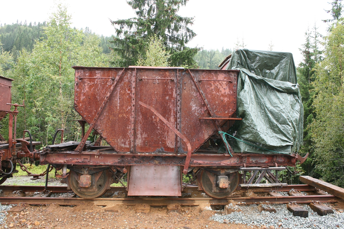 Kisvogn (Pf vogn)
Vognvekt 5,7 tonn
Last 14 tonn, 6,82 m3
7 vogner produsert fra nr. 62-68.