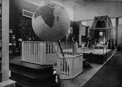 Parti av felleshallen for sjøfart og fiskeri. - Jubileumsuts