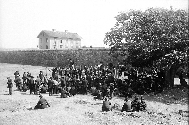 Fiskaremöte under Nordisk Fiskeriutställning i Marstrand 1904
