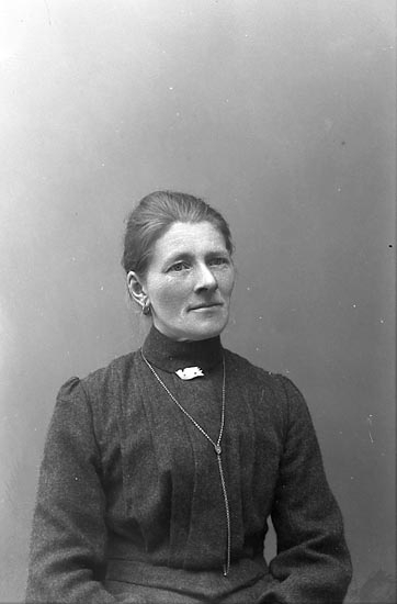 Enligt fotografens journal nr 1 1904-1908: "Holmberg Anna Stenungsund".