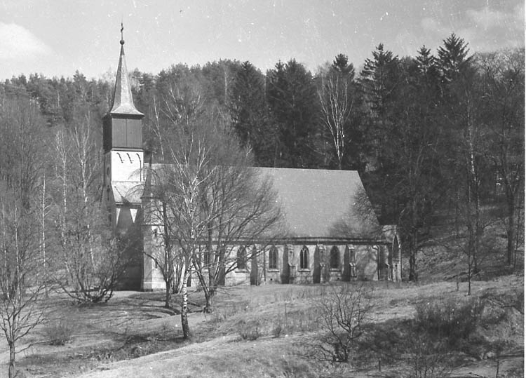 Jonsereds kyrka, ritad av arkitekt Adolf Wilhelm Edelsvärd