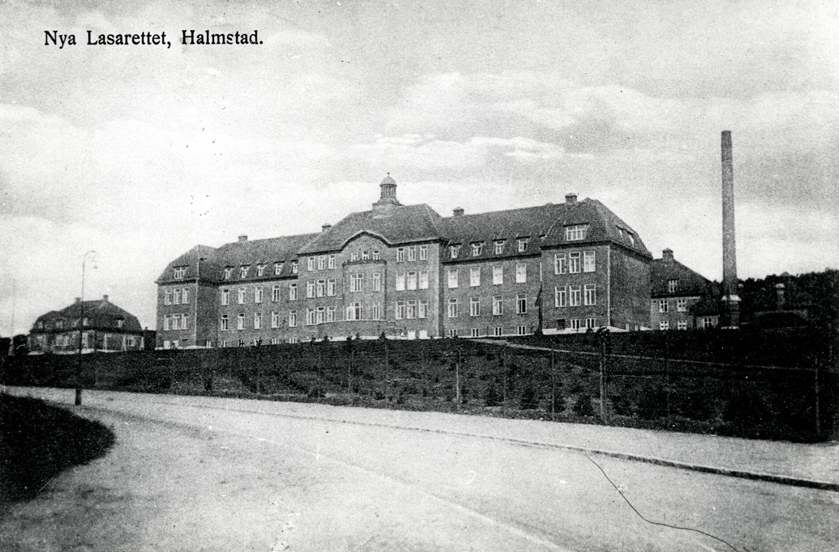 Halmstads lasarett, Länssjukhuset.
Motivtext foto 2: Nya lasarettet, Halmstad.