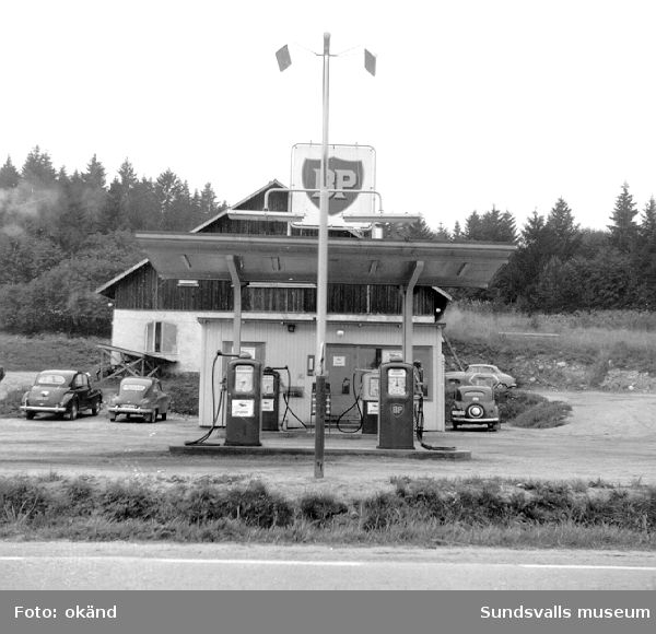 BP:s bensinstation i Dingersjö, Njurunda.
