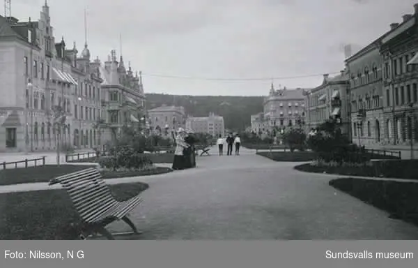 Esplanaden i början av 1900-talet.