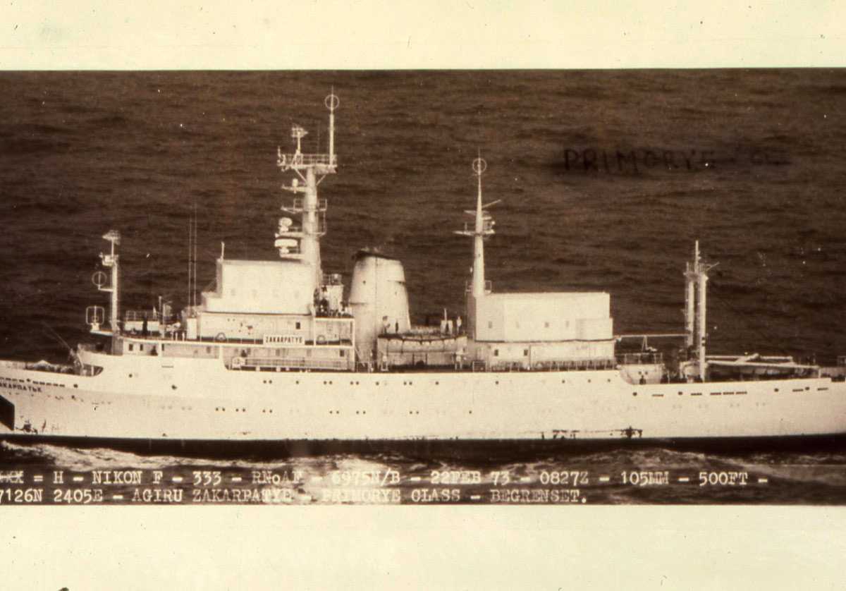 Russisk fartøy av Primorye - klassen med nr. SSV 502 og heter Zakarpatye.