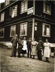 Granheim i Gol, 1935-1940.
Frå venstre: nr 3 frå venstre Rag