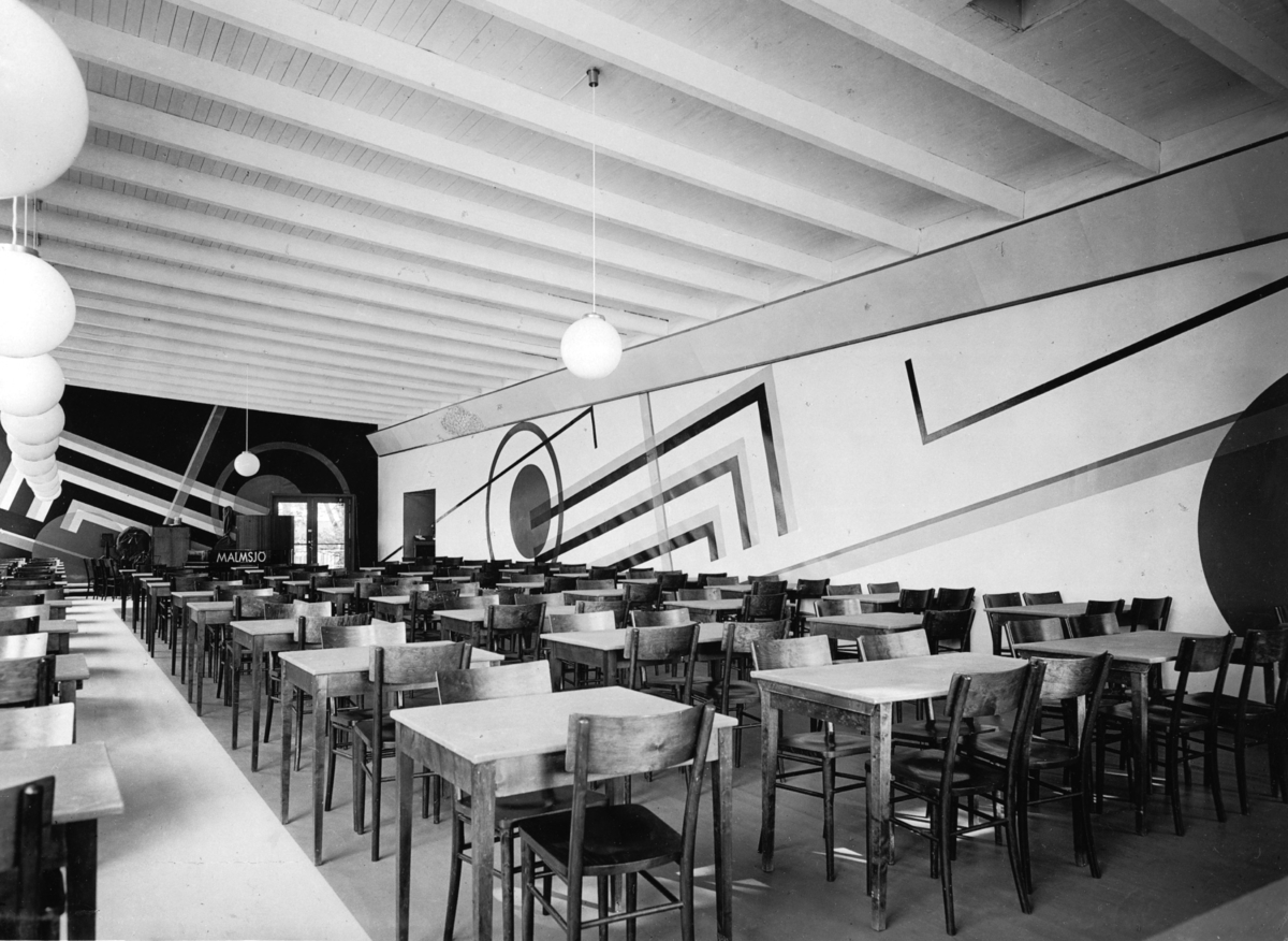 Stockholmsutställningen 1930
Parkrestaurangen, Lilla Paris. Interiör