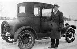 Håkon Iversen med T-Ford.