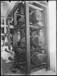 Ukjent industrianlegg i Sarpsborg. 
Industri, maskineri, pa