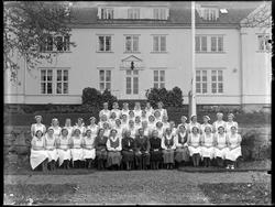Østfold husmorskole eller Risum husmorskole i Halden, 1940. 