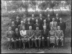 Skjeberg skolestyre 1946. Ukjente personer.