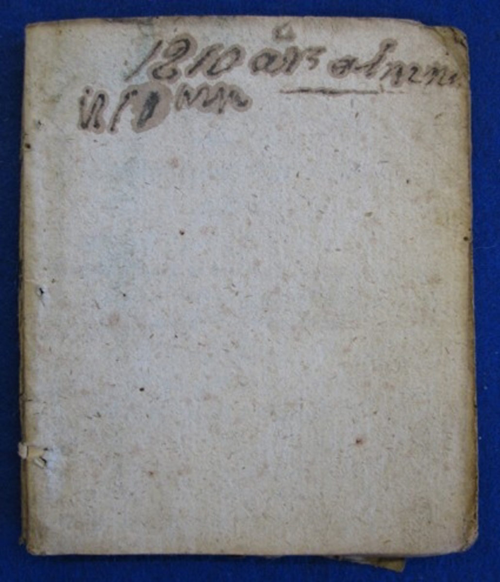 Almanacka från 1810 till Göteborgs horisont.

Almanackan kan tillhöra samlingen VM 5366.