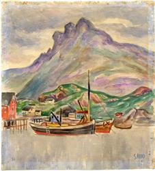 Uten tittel [Akvarealla]