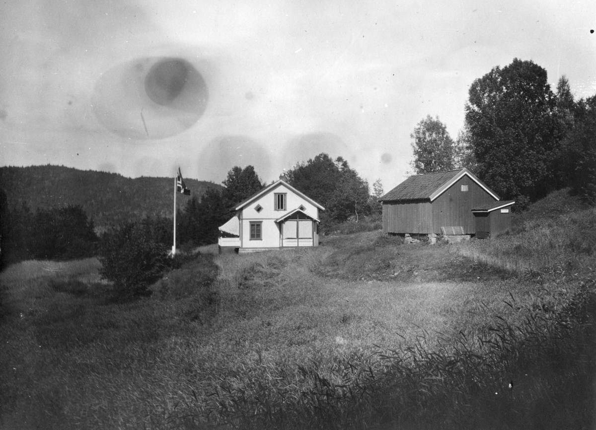 Østvang under Frøvik gård, 1910.