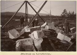 Stenbrudd ved Kjerratdammen ved Tjågevann, Hovin