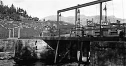 Gutt fotografert foran småbruket Dammen i Hovin