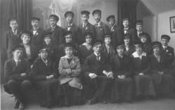 Arbeiderungdomslaget "Samhold" sitt sangkor.