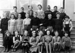 Klasse 3d, Namsos Folkeskole, Juni 1951.