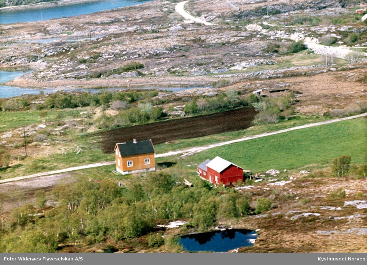 Flyfoto over Søraunet i Vikna kommune