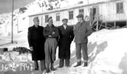 Fra venstre: Aksel Bjørgan, Odin Moe, Johan Ofstad og Finnva