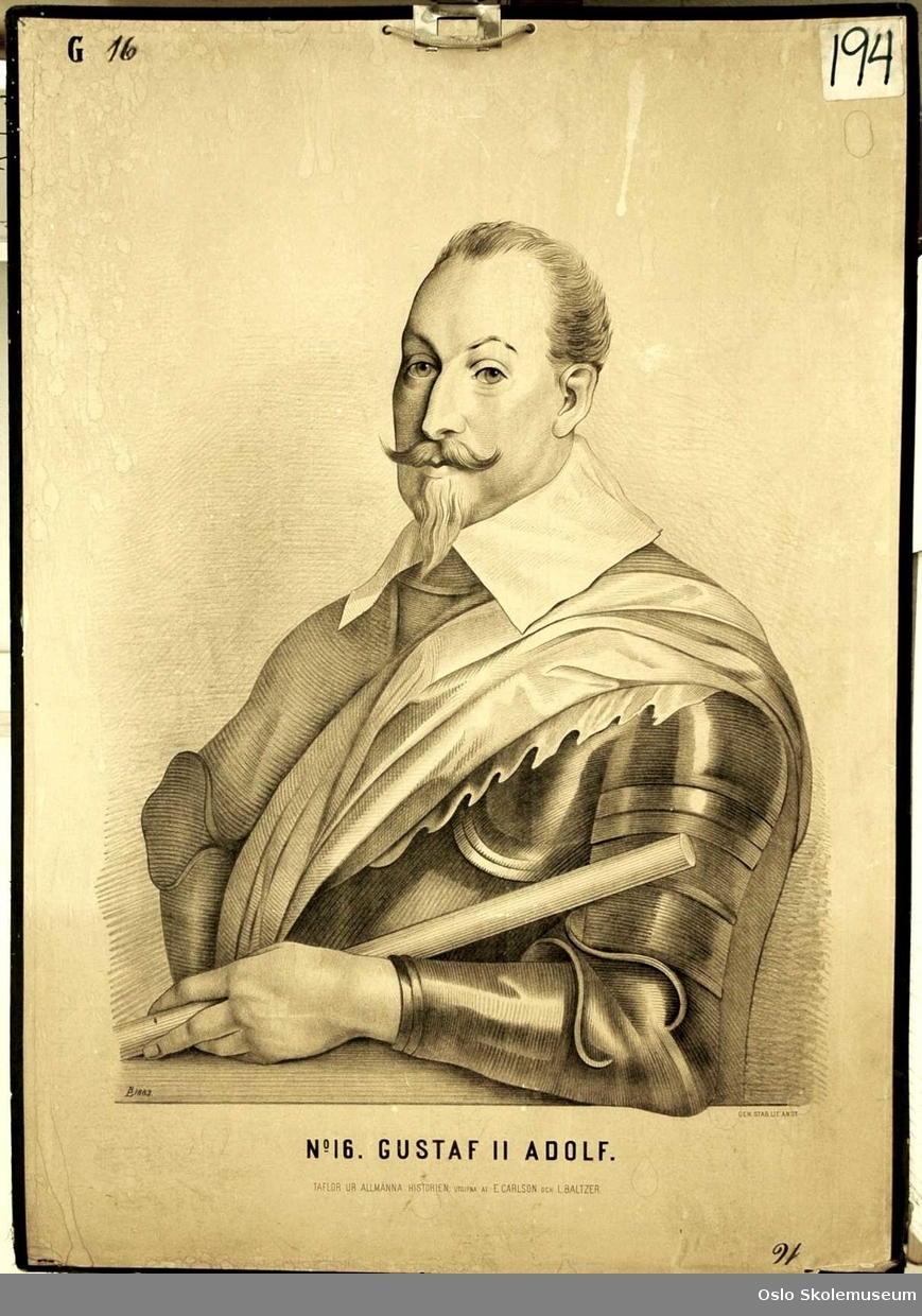 Gustav II Adolf (1594-1632) som var svensk konge i perioden 1611-1632.