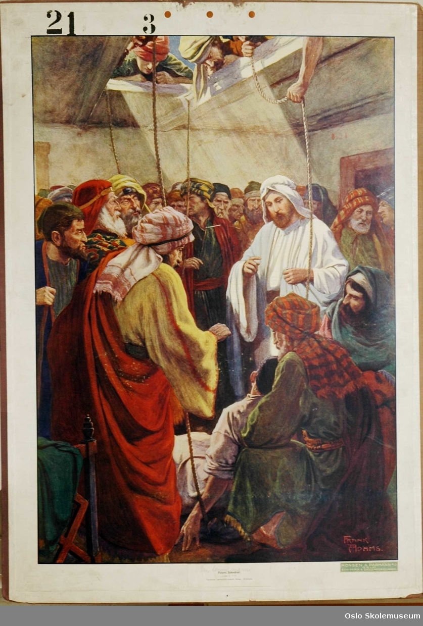 Bibelhistorie: Jesus og den lamme mann i Kapernaum.