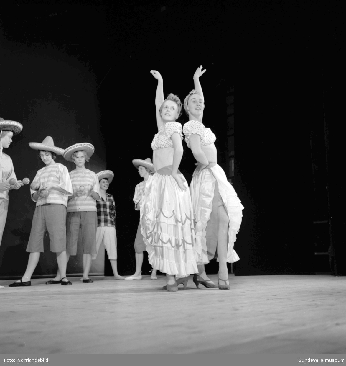 Baletträning på Sundsvalls teater.