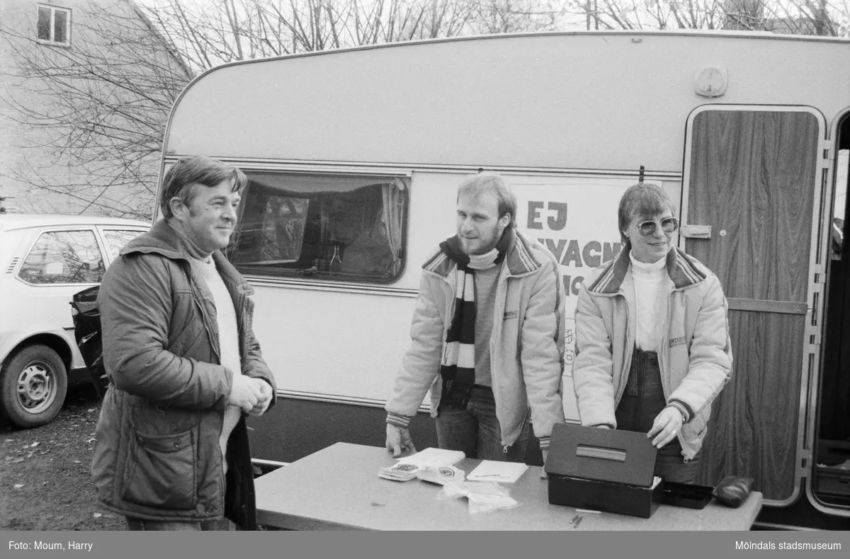 Lindome bågskytteklubb anordnar poängpromenaden "Gåsajakten" i Lindome, år 1984.

För mer information om bilden se under tilläggsinformation.