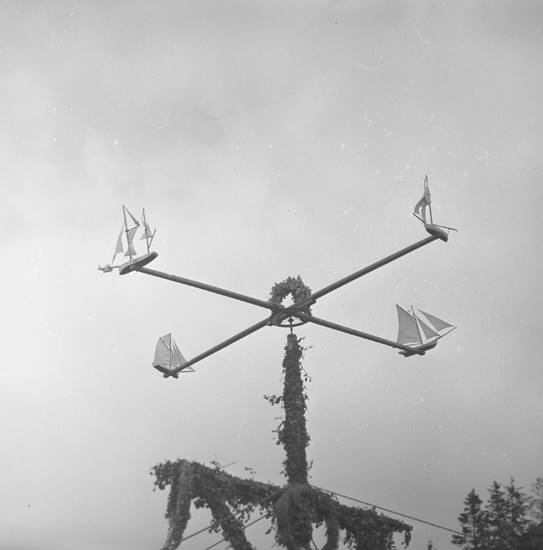 Midsommarstången i Kungsviken, 1950-tal
