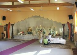 Hinduisme, Sanatan Mandir, tempel, interiør, detaljer, guder