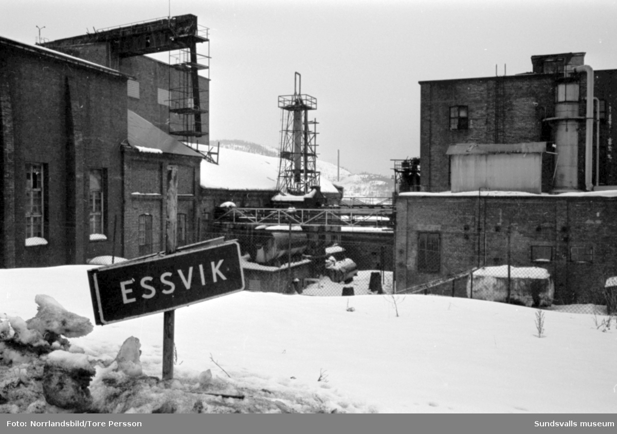 Den nedlagda Essviksfabriken är rejält förfallen.