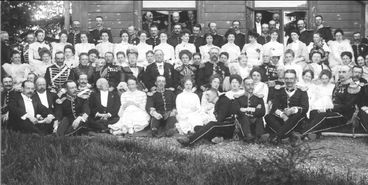 Livregementet till fot. Sanna hed midsommardagen 1902.