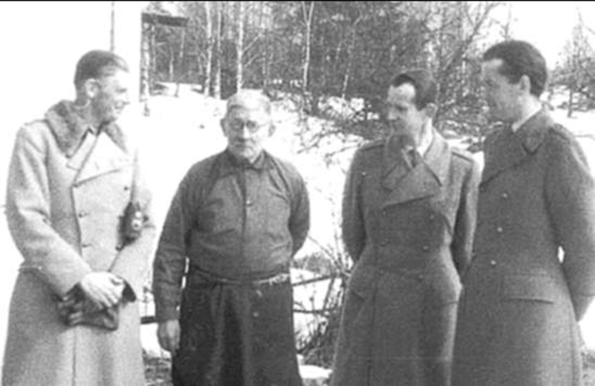 Sven Littorin, H J Bülow, Sven Kjellberg och C R Montgomery.