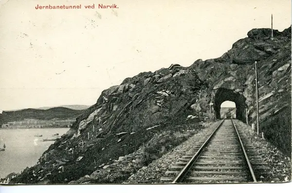 Jernbanetunnel Ved Narvik - Museum Nord / DigitaltMuseum